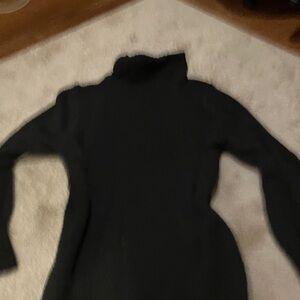 Black Turtleneck Sweater Dress